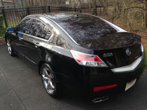 Rare 6 speed 2010 acura tl sh-awd sedan 4-door 3.7l