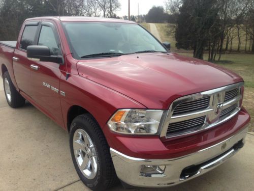 2012 deep cherry red ram bighorn crew cab 4x2 last chance..