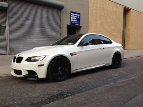 2011 alpine white bmw e92 m3 dct zcp modified loaded cpo