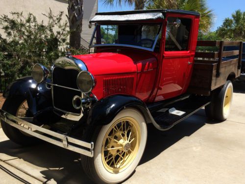 1929 ford  model a truck, rare factory dually, farm truck, must see