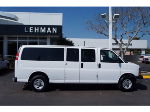 2012 chevrolet express lt 3500 15 passenger clean florida