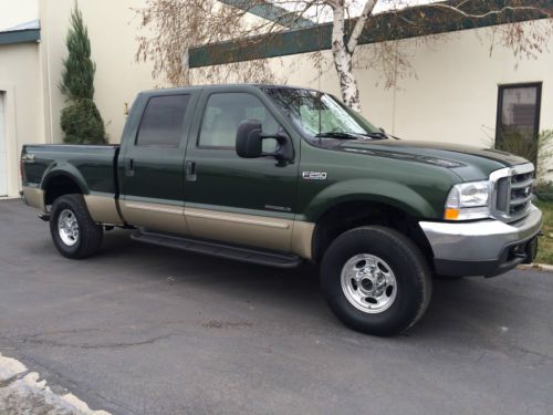 L@@k 2000 ford f250 lariat crew cab 4x4 tv/dvd 7.3 powerstroke turbo diesel