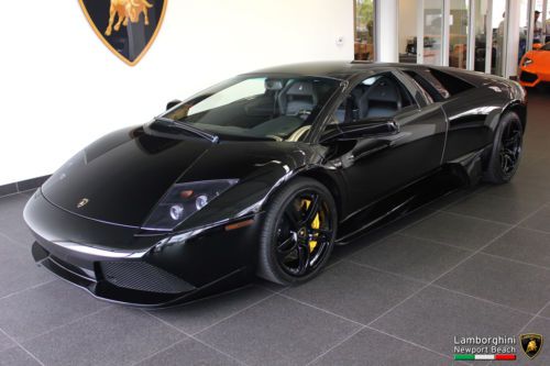 Lp640 coupe, nero aldebaran/black leather, carbon fiber loaded, 6400 miles