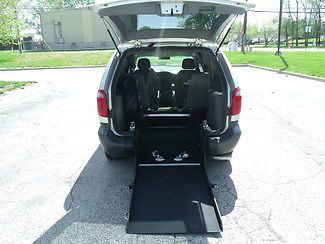 2005 silver handicap wheelchair van! rear entry