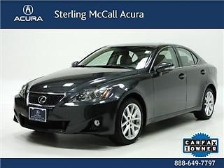 2011 lexus is250 sport sedan awd roof leather heated seats 6cd bluetooth