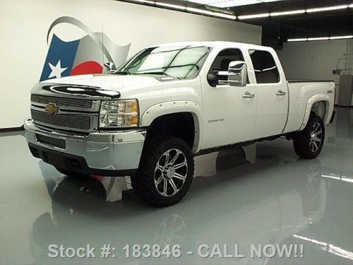 2012 chevy silverado 2500hd crew 4x4 lift diesel 51k mi texas direct auto