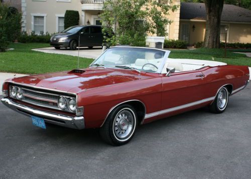 Amazingly beautiful low mile survivor -1969  ford torino gt convertible - 65k mi