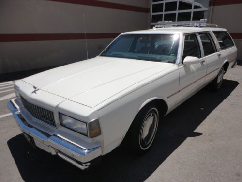 1987 chevrolet caprice wagon 57k miles cold a/c all original no rust no reserve