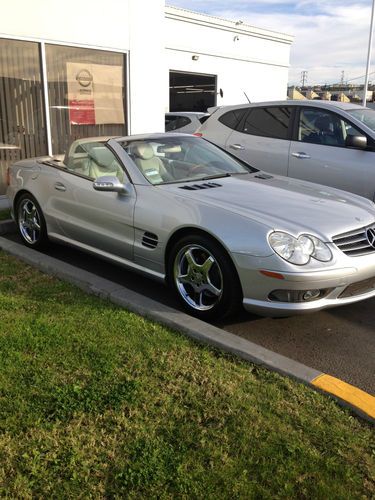 2003 mercedes-benz sl500 base convertible 2-door 5.0l no reserve!!!!!