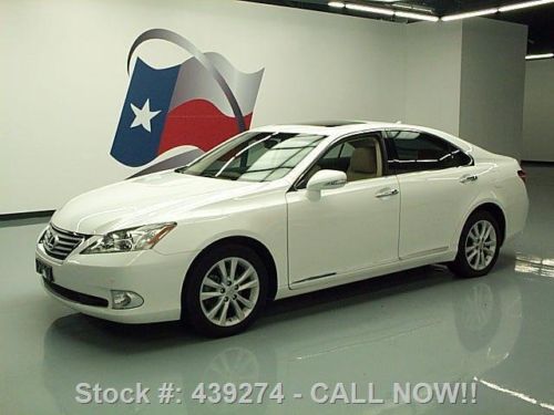 2011 lexus es350 sunroof vent seats nav rear cam 28k mi texas direct auto