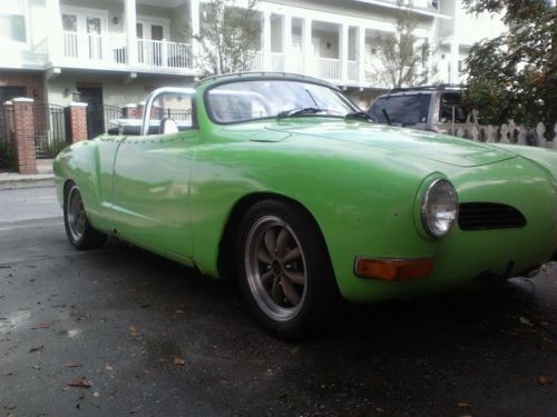 1970 volkswagen vw karmann ghia convertible *unique*