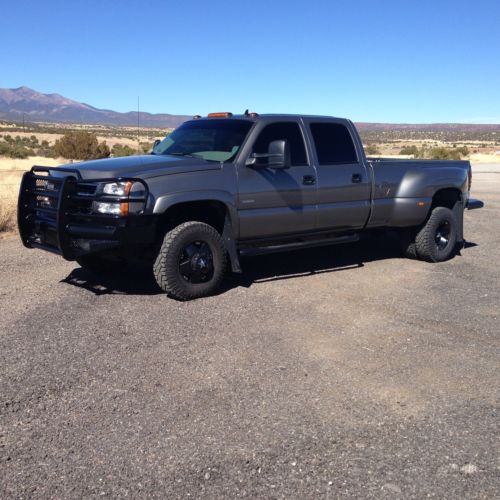 2007 chevrolet silverado 3500hd crew cab lt 4x4 duramax diesel dually