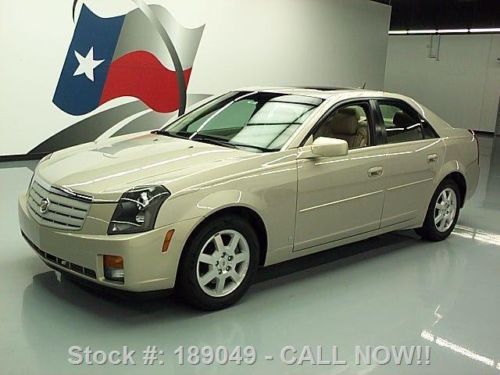 2007 cadillac cts 3.6l v6 heated leather sunroof 39k mi texas direct auto