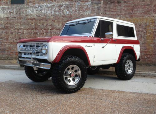 1971 ford bronco 351,auto,daily driver , 2010 frame on resto! beautiful bronco!!