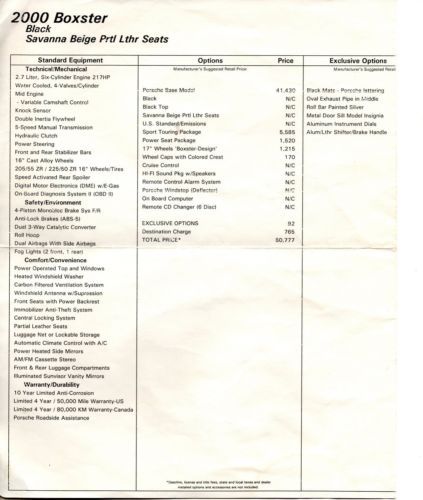 2000 Porsche Boxster Low Mile Cali Car, US $14,500.00, image 16