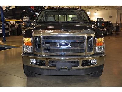 F250 lariat 4x4 4wd diesel deisel leather captains low miles crew cab sinc trac