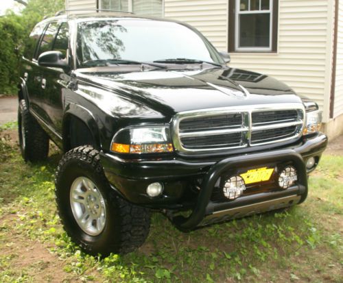 Real nice custom black 2001 dodge durango 4.7l 4x4 with 5&#034; lift kit &amp; 36&#034; tires!