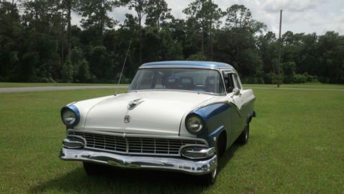 1956 ford fairlane 2 door post sweet cruiser!