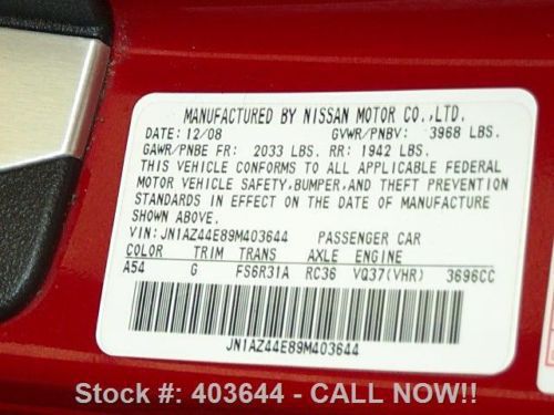 2009 NISSAN 370Z SPORT 6-SPEED 19" WHEELS ONLY 31K MI TEXAS DIRECT AUTO, US $22,980.00, image 10