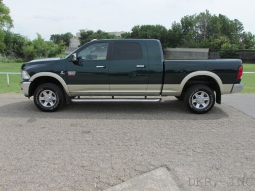 2011 ram 2500 mega cab laramie 6.7l diesel 4x4 45k lthr nav immac