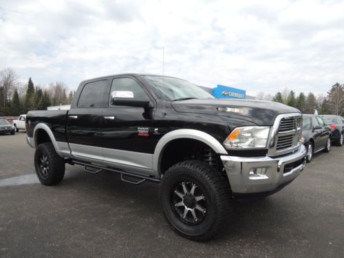 12 dodge ram 3500 lifted 4x4 laramie cummins diesel nav heated &amp; cooled seats