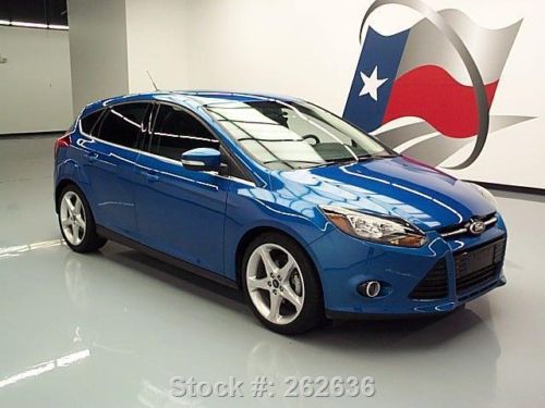 2013 FORD FOCUS TITANIUM HTD LEATHER REAR CAM 17K MILES TEXAS DIRECT AUTO, US $19,980.00, image 3