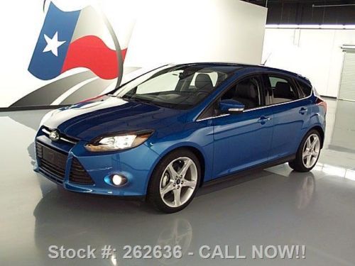 2013 FORD FOCUS TITANIUM HTD LEATHER REAR CAM 17K MILES TEXAS DIRECT AUTO, US $19,980.00, image 9