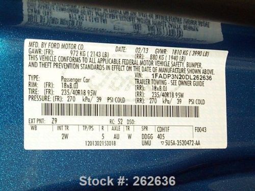 2013 FORD FOCUS TITANIUM HTD LEATHER REAR CAM 17K MILES TEXAS DIRECT AUTO, US $19,980.00, image 11