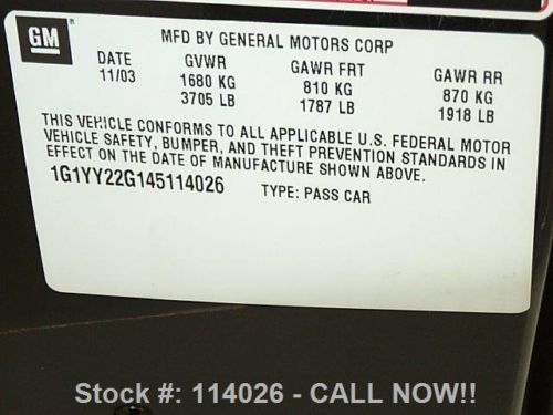 2004 CHEVY CORVETTE 5.7L V8 AUTOMATIC HUD BOSE ONLY 37K TEXAS DIRECT AUTO, US $24,980.00, image 12