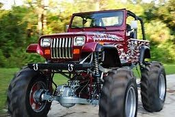 Custom built 1991 jeep wrangler s sport utility 2-door 2.5l