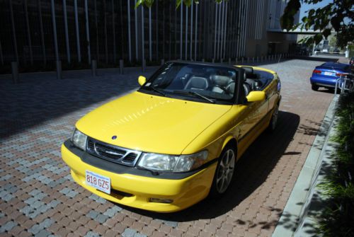 Saab covertible viggen turbo with excellent body ,  monte carlo yellow used only