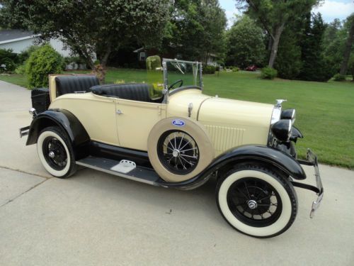 1929 ford model a roadster super deluxe shay replica