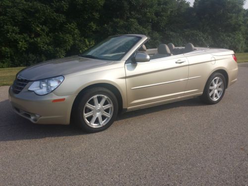 2008 chrysler sebring convertible_no reserve_leather_remote start_heated_cooled