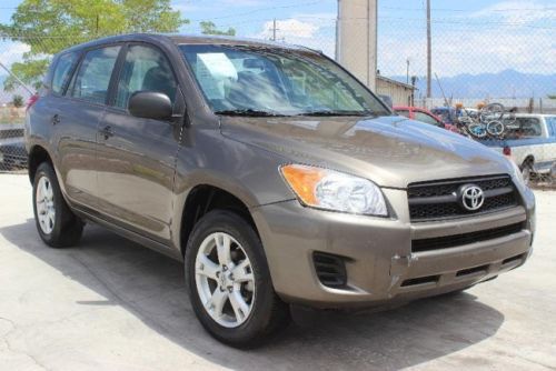 2010 toyota rav4 4wd damaged salvage rebuildable repairable runs! cooling good!