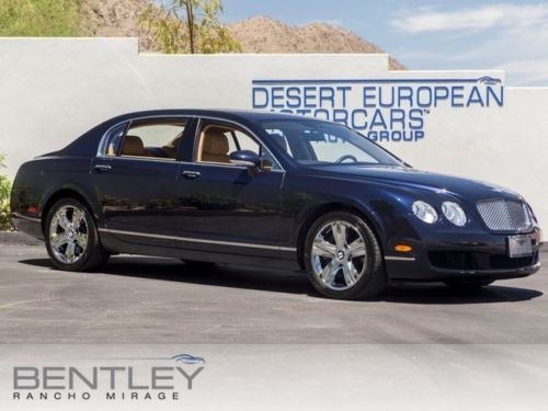 2007 bentley flying spur dark sapphire nav bluetooth massage