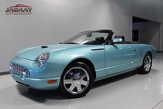 2002 ford thunderbird premium~only 8,096 miles~hardtop~chrome wheels~leather!