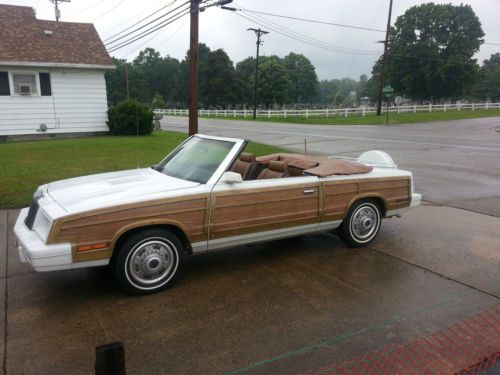 1983 chrysler lebaron mark cross convertible 2-door 2.2l