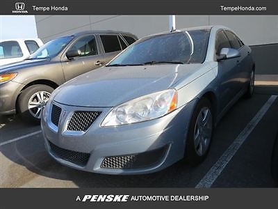 Pontiac g6 4dr sdn w/1sb sedan automatic gasoline ecotec 2.4l 4-cyl mf silver gr