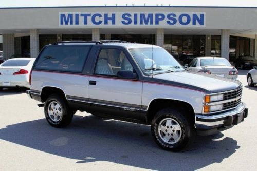 1992 chevrolet k1500 2 door blazer super clean 97k original miles