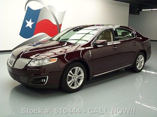 2011 lincoln mks dual sunroof vent seats xenons 30k mi texas direct auto