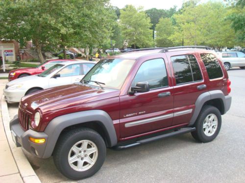 2002 jeep liberty sport sport utility 4-door 3.7l