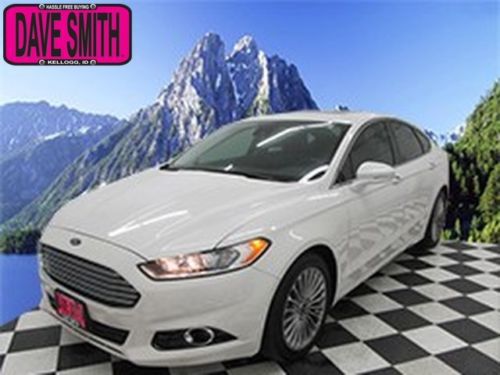 13 ford fusion titanium heated leather seats sunroof back up camera ac cruise