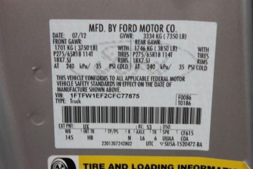 2012 Ford F150 Lariat, US $36,855.00, image 13