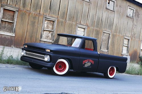 1965 chevrolet c-10 fleetside rat rod hotrod pickup 64 66