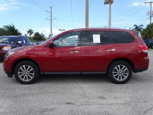 2013 nissan pathfinder s we finance warranty 3rd row seat  clean carfax