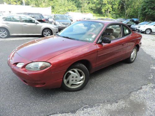2002 ford escort zx-2, no reserve, one owner, low miles, runs ok.
