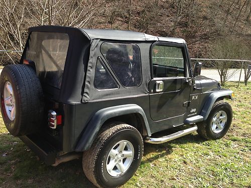 2006 jeep wrangler x sport utility 2-door 4.0l