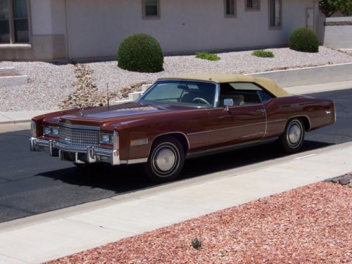 Convertible to love, one of the nicest 1975 eldorados around, turns heads