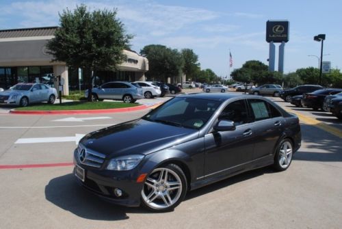 09 mercedes benz c350 navi heated leather sunroof cd one owner low miles