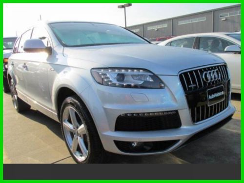 2011 audi q7 quattro 3.0t supercharged, nav, pano roof, bose, 1-owner, 55751 mi.